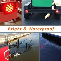 Wholesale ???? 12V LED Submersible Left And Right Trailer Lights Stop Tail Turn Signal Lights For Under 80 Inch Boat Trailer Truck RV Marine-Replacement For Your Incandescent Bulb Units ???? -Govee-shop 51RLjKcBsQL