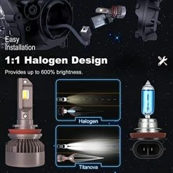 Promo ???? Ikari 2023 Future 30000LM H11/H8/H9 LED Bulbs, 65W Titanova LED, High Lumens LED Kit,6000K Cool White, IP68 Waterproof, Halogen Upgrade Replacement, H16 Foglight ???? 15 Promo ???? Ikari 2023 Future 30000LM H11/H8/H9 LED Bulbs, 65W Titanova LED, High Lumens LED Kit,6000K Cool White, IP68 Waterproof, Halogen Upgrade Replacement, H16 Foglight ???? -Govee-shop 51ShG47cNuL