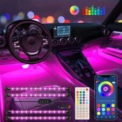 Budget ???? Interior Car Lights Keepsmile Car Accessories Car Led Lights APP Control With Remote Music Sync Color Change RGB Under Dash Car Lighting With Car Charger 12V 2A LED Lights For Car (RGB) ???? 14 Budget ???? Interior Car Lights Keepsmile Car Accessories Car Led Lights APP Control With Remote Music Sync Color Change RGB Under Dash Car Lighting With Car Charger 12V 2A LED Lights For Car (RGB) ???? -Govee-shop 51T wkU4nKL. AC