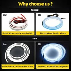Discount ⌛ Exterior Car LED Strip Lights Flexible Car Hood Light Strip 59/70 Inches Waterproof Daytime Running Light For Cars, SUVs, Trucks White ???? -Govee-shop 51TlmlENxmL