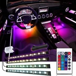 Flash Sale ???? GB Interior Car Lights, 2-in-1 Design 4pcs 48 LED App Control, Remote Control, Music Mode, DIY Mode, Scene Mode, DC 12V ???? -Govee-shop 51U 6lWhLDL. AC