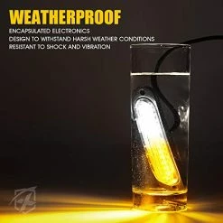 Top 10 ???? LED Surface Mount Strobe Lights Kit, White Amber Grill Grille Emergency Warning Flashing Marker Light Warning Light Assemblies For Trucks Vehicles ATV RV Cars Van - 8PCS ???? -Govee-shop 51UOzUK8sBL