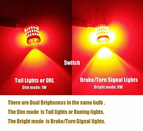 Deals ???? Newest 9-30V Super Bright Low Power 1157 2357 2057 7528 BAY15D LED Bulbs With Projector Replacement For Stop Tail Brake Lights, Brilliant Red ✔️ 5 Deals ???? Newest 9-30V Super Bright Low Power 1157 2357 2057 7528 BAY15D LED Bulbs With Projector Replacement For Stop Tail Brake Lights, Brilliant Red ✔️ - Image 3