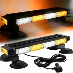 Budget ???? 16.8 Inch LED Strobe Flashing Light Bar, 26 Flashing Modes High Intensity Emergency Hazard Warning Beacon Lights With Magnetic Base For Car Trucks Trailer Roof Safety (Amber White Amber White) ???? 18 Budget ???? 16.8 Inch LED Strobe Flashing Light Bar, 26 Flashing Modes High Intensity Emergency Hazard Warning Beacon Lights With Magnetic Base For Car Trucks Trailer Roof Safety (Amber White Amber White) ???? -Govee-shop 51UtOPus4AL. AC