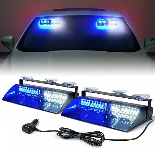 New ???? Blue LED Emergency Strobe Lights W/Suction Cups, Front Windshield Dash Deck Hazard Warning Police Flashing Light For Volunteer Firefighter Law Enforcement Vehicles Trucks ⌛ 9 New ???? Blue LED Emergency Strobe Lights W/Suction Cups, Front Windshield Dash Deck Hazard Warning Police Flashing Light For Volunteer Firefighter Law Enforcement Vehicles Trucks ⌛ - Image 7