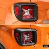 Buy ⌛ ABS Tail Light Lamp Covers Blinds Rear Taillight Guard For Jeep Renegade 2016-2021, Black ???? -Govee-shop 51WJ3ziAHVL