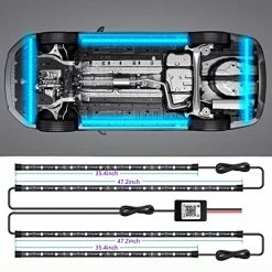 Coupon ???? Car Underglow Lights,Smart Exterior Car Lights ,16 Million Colors Music Mode Neon Accent Lights Strip Kit,Waterproof Underglow Kit For Car With APP & RF Remote Control ,DC 12V ???? -Govee-shop 51WXd3gjGHL