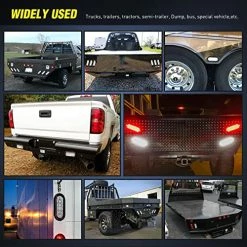 Flash Sale ???? TL-09 6 Inch Oval White LED Trailer Tail Lights 2PCS 10 LED W/Flush Mount Grommets Plugs IP67 Waterproof Reverse/Back Up Trailer Lights For RV Truck Jeep, 2 Years Warranty ???? 15 Flash Sale ???? TL-09 6 Inch Oval White LED Trailer Tail Lights 2PCS 10 LED W/Flush Mount Grommets Plugs IP67 Waterproof Reverse/Back Up Trailer Lights For RV Truck Jeep, 2 Years Warranty ???? -Govee-shop 51XFL8erqDL