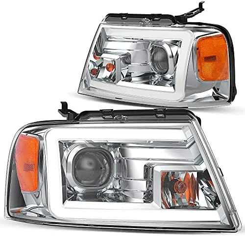 Buy ???? Headlight Assembly Compatible With 2004 2005 2006 2007 2008 Ford F150 Pickup Passenger And Driver Side Chrome Housing Amber Reflector C Black Housing Clear Reflector Clear Lens ✨ 9 Buy ???? Headlight Assembly Compatible With 2004 2005 2006 2007 2008 Ford F150 Pickup Passenger And Driver Side Chrome Housing Amber Reflector C Black Housing Clear Reflector Clear Lens ✨ - Image 7