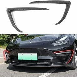 Cheapest ✨ Xipoo Fit Tesla Model 3 Fog Light Trim Front Fog Light Cover Eyebrow Cover Trim Frame Exterior Decoration For 2017 2018 2019 2020 2021 2022 Tesla Model 3 Accessories (Matte Black) ???? -Govee-shop 51YFKt3pWUS. AC