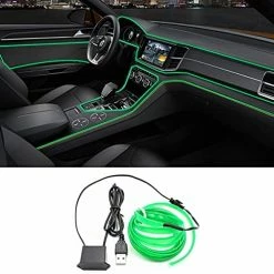 Top 10 ⌛ EL Wire Interior Car LED Strip Lights, LEDCARE USB Neon Glowing Strobing Electroluminescent Wire Lights With 6mm Sewing Edge, Ambient Lighting Kits For Car, Garden, Decorations (5M/15FT, Blue) ???? 25 Top 10 ⌛ EL Wire Interior Car LED Strip Lights, LEDCARE USB Neon Glowing Strobing Electroluminescent Wire Lights With 6mm Sewing Edge, Ambient Lighting Kits For Car, Garden, Decorations (5M/15FT, Blue) ???? -Govee-shop 51YFcUx lS. AC