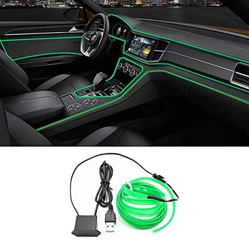 Top 10 ⌛ EL Wire Interior Car LED Strip Lights, LEDCARE USB Neon Glowing Strobing Electroluminescent Wire Lights With 6mm Sewing Edge, Ambient Lighting Kits For Car, Garden, Decorations (5M/15FT, Blue) ???? 11 Top 10 ⌛ EL Wire Interior Car LED Strip Lights, LEDCARE USB Neon Glowing Strobing Electroluminescent Wire Lights With 6mm Sewing Edge, Ambient Lighting Kits For Car, Garden, Decorations (5M/15FT, Blue) ???? - Image 9