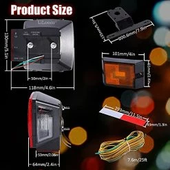 Cheapest ???? 12V LED Submersible Trailer Light Kit, Super Bright Boat Trailer Light, Utility Brake Stop Turn Tail Lightsfor Camper Truck, RV Marine Snowmobile Under 80 Inch, IP68 Waterproof 2 Pack Basic ???? -Govee-shop 51YZzAi5dKS