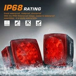 Deals ???? LED Submersible Trailer Tail Light Kit, Combined Stop, Taillights, Turn Function, DOT Compliance, IP67 Waterproof And Fully-Submersibl ???? -Govee-shop 51ZCMWYZ2xL