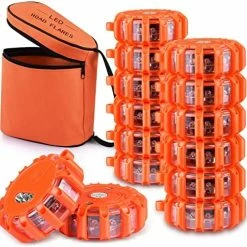 Best Pirce ???? 6 Pack LED Road Flares Emergency Lights Roadside Safety Beacon Disc Flashing Warning Flare Kit With Magnetic Base & Hook For Car Truck Boats | 9 Flash Modes (Batteries Not Included) (6) ✔️ 21 Best Pirce ???? 6 Pack LED Road Flares Emergency Lights Roadside Safety Beacon Disc Flashing Warning Flare Kit With Magnetic Base & Hook For Car Truck Boats | 9 Flash Modes (Batteries Not Included) (6) ✔️ -Govee-shop 51ZLeKKoYgL. AC
