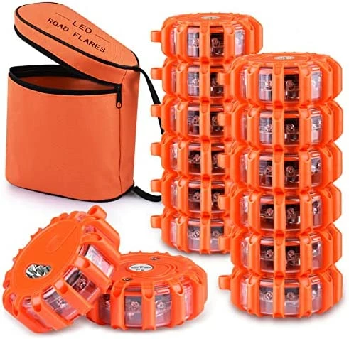 Best Pirce ???? 6 Pack LED Road Flares Emergency Lights Roadside Safety Beacon Disc Flashing Warning Flare Kit With Magnetic Base & Hook For Car Truck Boats | 9 Flash Modes (Batteries Not Included) (6) ✔️ 12 Best Pirce ???? 6 Pack LED Road Flares Emergency Lights Roadside Safety Beacon Disc Flashing Warning Flare Kit With Magnetic Base & Hook For Car Truck Boats | 9 Flash Modes (Batteries Not Included) (6) ✔️ - Image 10