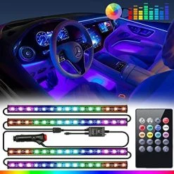Flash Sale ???? GB Interior Car Lights, 2-in-1 Design 4pcs 48 LED App Control, Remote Control, Music Mode, DIY Mode, Scene Mode, DC 12V ???? -Govee-shop 51ZRIMVIbdL. AC