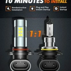 Best reviews of ???? 9006/HB4 LED Fog Light Bulbs, 6000K Xenon White, 27 SMD Chips, 360-degree Illumination, Non-polarity, Pack Of 2 ???? 14 Best reviews of ???? 9006/HB4 LED Fog Light Bulbs, 6000K Xenon White, 27 SMD Chips, 360-degree Illumination, Non-polarity, Pack Of 2 ???? -Govee-shop 51ZdLiuveiS