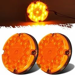 Best reviews of ✨ 2Pcs 7" Round White LED Backup Lights 17 LED Marker Clearance Running Lights Surface Mount For Transit Vehicles Bus Truck Traile ⌛ -Govee-shop 51Zi4ClCIwL. AC