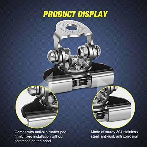 Best Pirce ???? LED Light Bar Mounting Bracket, Nilight 2PCS Universal Adjustable Pillar Hood Led Work Light Mount Bracket Clamp Holder For Off Road Jeep Truck SUV Installing Without Drilling, 2 Years Warranty ✔️ 5 Best Pirce ???? LED Light Bar Mounting Bracket, Nilight 2PCS Universal Adjustable Pillar Hood Led Work Light Mount Bracket Clamp Holder For Off Road Jeep Truck SUV Installing Without Drilling, 2 Years Warranty ✔️ - Image 3