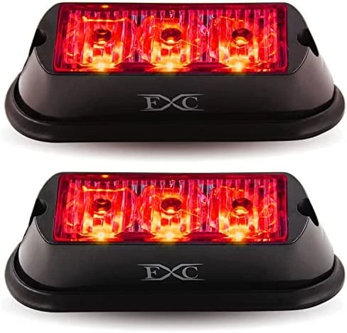 Wholesale ⌛ (2PCS 3-LED Strobe Lights Amber Waterproof Emergency Beacon Flash Lights,Purishion Caution Bar 12 Different Flashing Car SUV Pickup Truck Van¡ 4l Amber ???? 11 Wholesale ⌛ (2PCS 3-LED Strobe Lights Amber Waterproof Emergency Beacon Flash Lights,Purishion Caution Bar 12 Different Flashing Car SUV Pickup Truck Van¡ 4l Amber ???? - Image 9