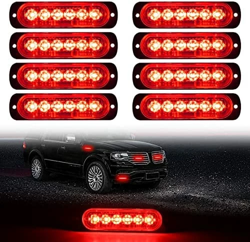 Best reviews of ???? LED Emergency Strobe Lights, 8X Red White 6 LED Strobe Warning Emergency Flashing Light Caution Construction Hazard Light Bar For Car Truck Van Off Road Vehicle ATV SUV Surface Mount ???? 11 Best reviews of ???? LED Emergency Strobe Lights, 8X Red White 6 LED Strobe Warning Emergency Flashing Light Caution Construction Hazard Light Bar For Car Truck Van Off Road Vehicle ATV SUV Surface Mount ???? - Image 9