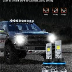 New ???? Fahren Termitor 9007/HB5 LED Headlight Bulbs, 120W 20000 Lumens Bright LED Headlights, 6500K Cool White LED Headlight Conversion Kit IP68 Waterproof, Quick Installation, Pack Of 2 ✔️ -Govee-shop 51b0O7JFehL