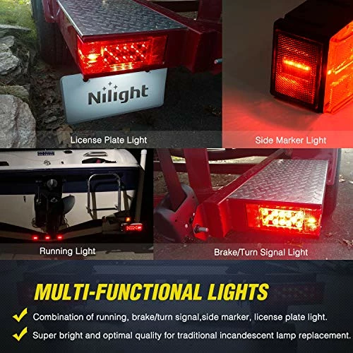 New ???? TL-20 2PCS Submersible Kit Low Profile Rectangular LED Stop Tail Turn Signal Side Marker Light On 12V RV Pickup Trucks Marine Boats Trailers, 2 Years Warranty ???? 8 New ???? TL-20 2PCS Submersible Kit Low Profile Rectangular LED Stop Tail Turn Signal Side Marker Light On 12V RV Pickup Trucks Marine Boats Trailers, 2 Years Warranty ???? - Image 6