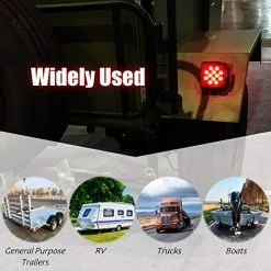 Cheapest ???? 12V LED Submersible Trailer Light Kit, Super Bright Boat Trailer Light, Utility Brake Stop Turn Tail Lightsfor Camper Truck, RV Marine Snowmobile Under 80 Inch, IP68 Waterproof 2 Pack Basic ???? -Govee-shop 51d5aNh1mvL