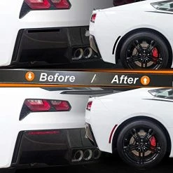 Hot Sale ???? NDRUSH Blackout Side Marker Lights & Reflectors Vinyl Tint Film Precut Overlay Sidemarker Wrap Covers Compatible With Chevy Corvette C7 2014 2015 2016 2017 ❤️ -Govee-shop 51dBi4RsR9L