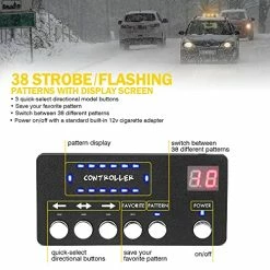 Best Pirce ???? LED Rooftop Strobe Beacon Lights Bar, Magnetic Mount Emergency Traffic Security Warning Caution Flashing Plow Light, For Construction Vehicles Tow Trucks Snowplow Postal Cars - White Amb ???? 17 Best Pirce ???? LED Rooftop Strobe Beacon Lights Bar, Magnetic Mount Emergency Traffic Security Warning Caution Flashing Plow Light, For Construction Vehicles Tow Trucks Snowplow Postal Cars - White Amb ???? -Govee-shop 51dFZxnY1YL