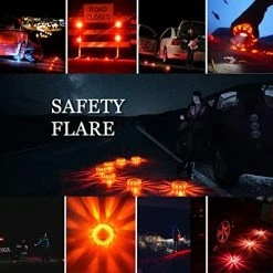 Best Pirce ???? 6 Pack LED Road Flares Emergency Lights Roadside Safety Beacon Disc Flashing Warning Flare Kit With Magnetic Base & Hook For Car Truck Boats | 9 Flash Modes (Batteries Not Included) (6) ✔️ 15 Best Pirce ???? 6 Pack LED Road Flares Emergency Lights Roadside Safety Beacon Disc Flashing Warning Flare Kit With Magnetic Base & Hook For Car Truck Boats | 9 Flash Modes (Batteries Not Included) (6) ✔️ -Govee-shop 51dIt74gBCL