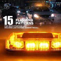 Cheap ???? Amber LED Rooftop 12" Mini Emergency Strobe Lights Bar, 15 Flashing Modes Hazard Warning Caution Beacon Light Magnetic Base For Safety Tow Truck Construction Vehicles Postal Cars Snow Plow ???? 17 Cheap ???? Amber LED Rooftop 12" Mini Emergency Strobe Lights Bar, 15 Flashing Modes Hazard Warning Caution Beacon Light Magnetic Base For Safety Tow Truck Construction Vehicles Postal Cars Snow Plow ???? -Govee-shop 51dSTDh0S1L