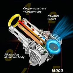 Best Sale ✔️ H11 LED Headlight Bulbs,2023 New Upgraded 120W 24000LM Per Set,700% Brighter,6500K Cool White IP68 Waterproof H11/H9/H8 LED Headlights Conversion Kit Plug And Play,Pack Of 2 (H11/H9/H8) ???? 15 Best Sale ✔️ H11 LED Headlight Bulbs,2023 New Upgraded 120W 24000LM Per Set,700% Brighter,6500K Cool White IP68 Waterproof H11/H9/H8 LED Headlights Conversion Kit Plug And Play,Pack Of 2 (H11/H9/H8) ???? -Govee-shop 51eC8J2QfBL