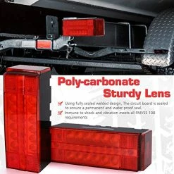 Brand new ???? New Submersible LED Trailer Light Kit, Super Bright Fully Waterproof Tail Lights, Combined Stop,Tail Lights,Turn And License Lights Function For Boat Trailer ???? -Govee-shop 51ed4EWgwSL