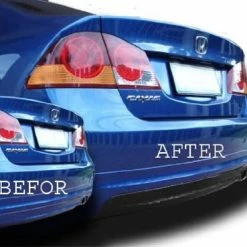 Best Sale ⌛ OMAS 12” X 48” Tint Vinyl Film Sticker Sheet Roll For Car Headlight, Tail Lights, Fog Lights With Squeegee + Cutter (Glossy Orange) ???? -Govee-shop 51edcJgfRIL