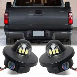 Top 10 ???? LED License Plate Lights Tag Light Lamp Assembly Compatible With Ford F150 F250 F350 Super Duty Ranger Explorer Bronco Excursion Expedition, 6500K Black, Pack Of 2 ???? -Govee-shop 51egF25LXDL