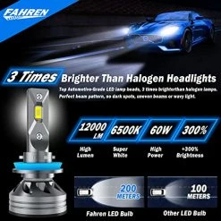 Wholesale ???? H11/H9/H8 LED Headlight Bulbs, 60W 14000 Lumens Super Bright LED Headlights Conversion Kit 6500K Cool White IP68 Waterproof, Pack Of 2 ⭐ -Govee-shop 51f83QyXjzL