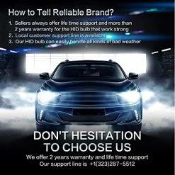 Top 10 ???? D1S Xenon HID Headlights Bulb - 8000K 35W High Low Beam Replacement Bulb - Pack Of 2 ???? -Govee-shop 51fhEOonjEL