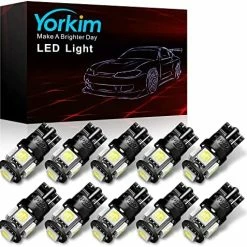 Brand new ???? 194 LED Bulbs White 6000k Super Bright 5th Generation, T10 LED Bulbs, 168 LED Bulb For Car Interior Dome Map Door Courtesy License Plate Lights W5W 2825, Pack Of 10 ???? -Govee-shop 51geSbSfWpL. AC