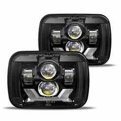 Top 10 ???? Wstar 2022 Upgraded 180W DOT 500% Bright Anti-glare H6054 5x7 7x6 Led Headlights,DRL Turn Signal Hi/Low Sealed Beam Compatible With Jeep Cherokee XJ Wrangler YJ Ford Chevy GMC Toyota Nissan Dodge Etc Black ????