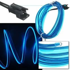 Top 10 ⌛ EL Wire Interior Car LED Strip Lights, LEDCARE USB Neon Glowing Strobing Electroluminescent Wire Lights With 6mm Sewing Edge, Ambient Lighting Kits For Car, Garden, Decorations (5M/15FT, Blue) ???? 19 Top 10 ⌛ EL Wire Interior Car LED Strip Lights, LEDCARE USB Neon Glowing Strobing Electroluminescent Wire Lights With 6mm Sewing Edge, Ambient Lighting Kits For Car, Garden, Decorations (5M/15FT, Blue) ???? -Govee-shop 51ihUp1wnxS