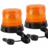 New ???? 2pcs LED Warning Flash Beacon Lights, 60 LED Amber Warning Safety Flashing Strobe Lights With Magnetic And 16 Ft Straight Cord For Vehicle Truck Tractor Golf Carts UTV Car Bus,12V-24V ⭐ -Govee-shop 51ij56A6ySL