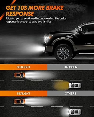 Buy ???? 9145/9140/H10 LED Fog Lights Bulbs Or DRL ,400% Much Brighter, 6000 Lumens 6000K Xenon White Light, 12 CSP LED Chips, Plug-and-Play, IP67 Design ❤️ 4 Buy ???? 9145/9140/H10 LED Fog Lights Bulbs Or DRL ,400% Much Brighter, 6000 Lumens 6000K Xenon White Light, 12 CSP LED Chips, Plug-and-Play, IP67 Design ❤️ - Image 2