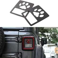 Discount ???? BORUIEN Tail Light Cover Taillight Guard For Jeep Wrangler 2018-2022 JL Pawprint Style B ???? -Govee-shop 51irvd4JGxL. AC