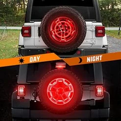 Hot Sale ???? Spare Tire Brake Light Wheel Light 3rd Third Brake Light Rear Lights For Wrangler 2007-2018 JK JKU YJ TJ Red Light, 2 Years Warranty 18-21 J ✔️ -Govee-shop 51ixnSOw2cL