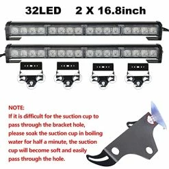 Best Pirce ???? 2x16.8 Inch Emergency Flashing LED Traffic Advisor Strobe Light Bar 32LED 26 Flash Patterns Interior Safety Warning Lights (Amber/White) ???? -Govee-shop 51jWfDYztBL