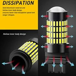 Best reviews of ???? 3157 LED Bulbs Reverse Lights, AUXITO 102-SMD Chipsets 500% Brighter 3056 3156 3057 4157 LED Bulbs With Projector For Backup Reverse Lights Tail Brake Signal Lights, 6000K White ???? -Govee-shop 51kHvo4y2BL