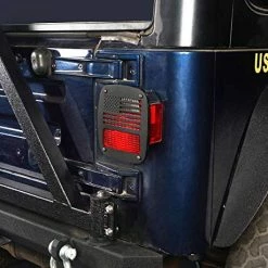 Best Sale ???? Hooke Road For Jeep Wrangler TJ Tail Light Covers Taillight Guards Compatible With Jeep TJ Wrangler 1997-2006 ???? -Govee-shop 51kKTsPYpqL