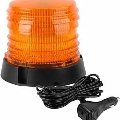 New ???? 2pcs LED Warning Flash Beacon Lights, 60 LED Amber Warning Safety Flashing Strobe Lights With Magnetic And 16 Ft Straight Cord For Vehicle Truck Tractor Golf Carts UTV Car Bus,12V-24V ⭐ -Govee-shop 51kTwCXTvL. AC
